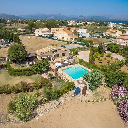 Villa Barcares Petit, Piscina, Jardines Junto A Playa En Alcudia Экстерьер фото
