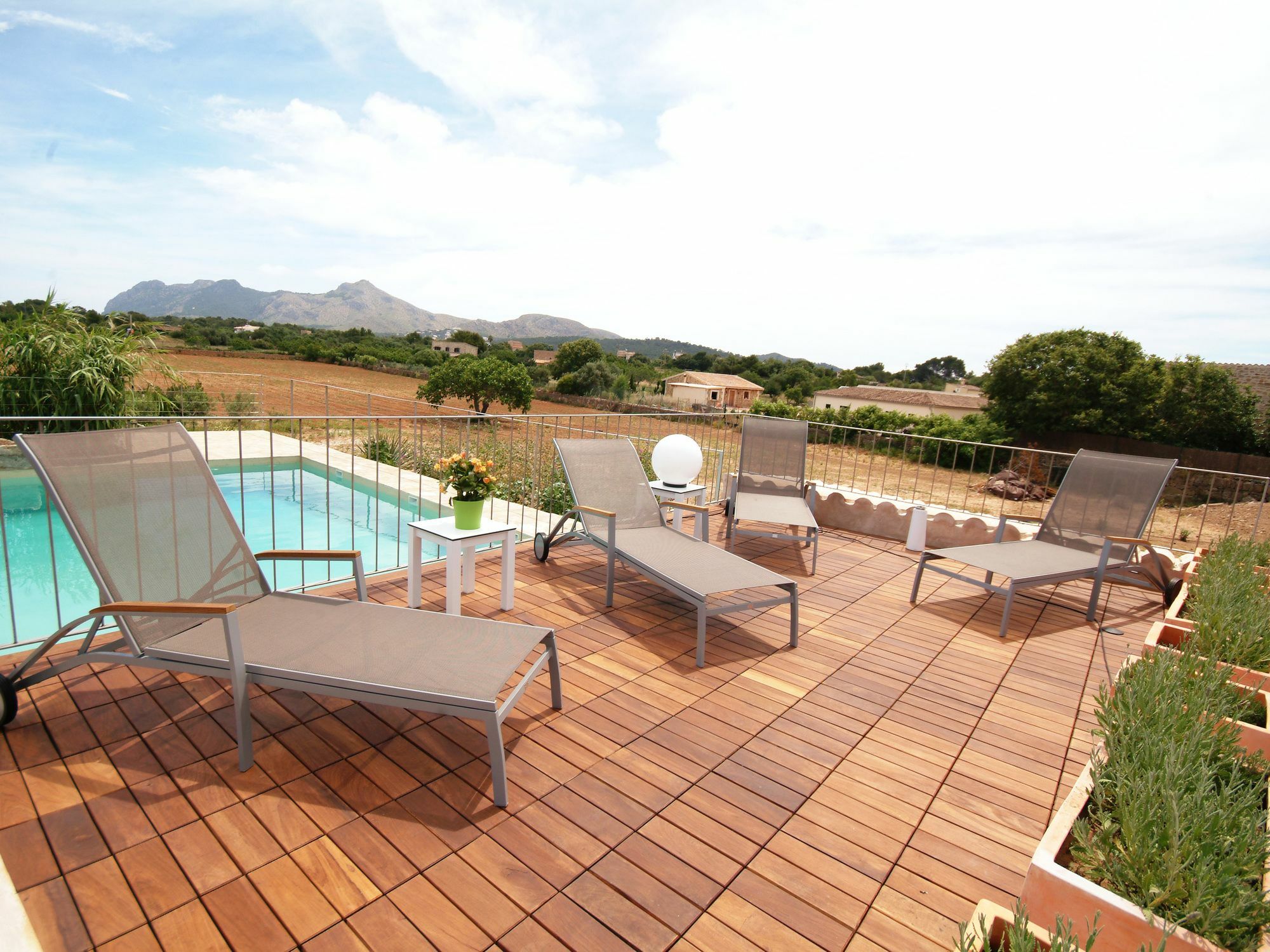 Villa Barcares Petit, Piscina, Jardines Junto A Playa En Alcudia Экстерьер фото