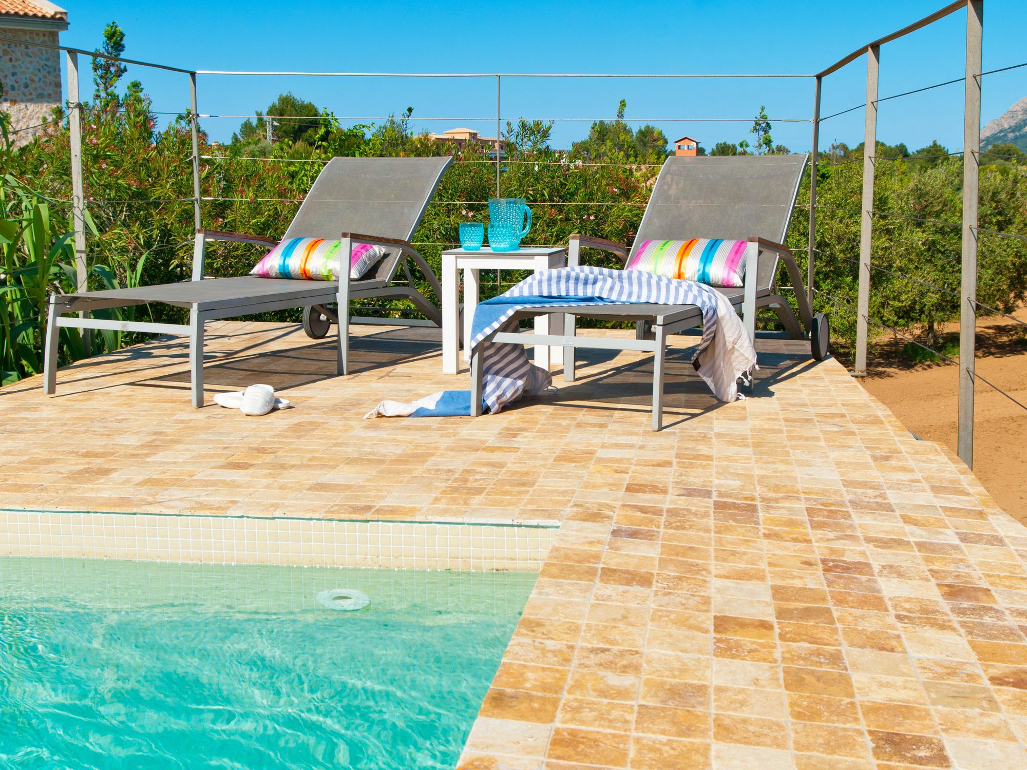 Villa Barcares Petit, Piscina, Jardines Junto A Playa En Alcudia Экстерьер фото